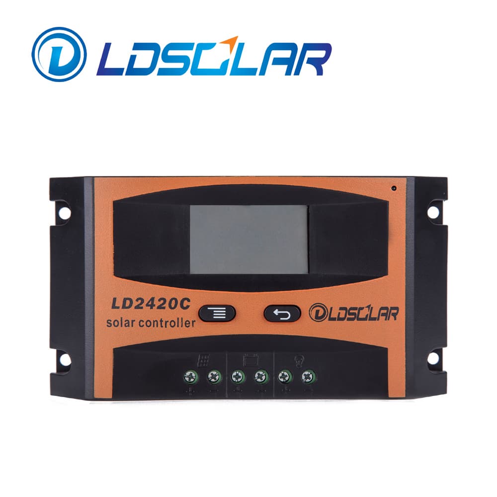 Low Cost Solar Charge Controller 20A 12V_24V with LCD Display
